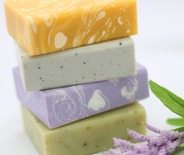 Keomi Naturals ORGANIC - ALL NATURAL - HANDMADE SOAP SET - 4 Full Size Bars