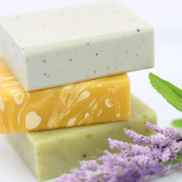 ORGANIC - ALL NATURAL - HANDMADE SOAP SET - 3 Full Size Bars